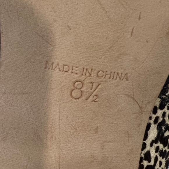 Madewell Women's Leather and Hide Heels Size 8.5 - Picture 4 of 7